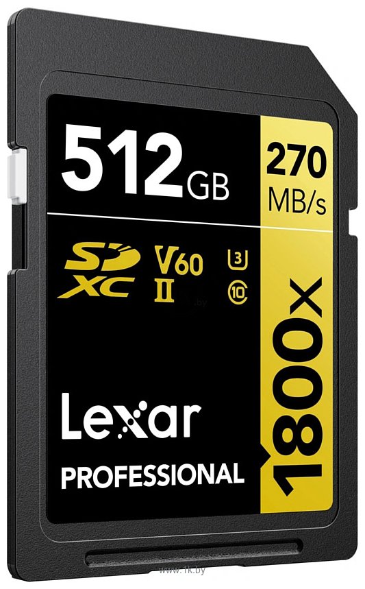 Фотографии Lexar Professional 1800x SDXC LSD1800512G-BNNNG 512GB