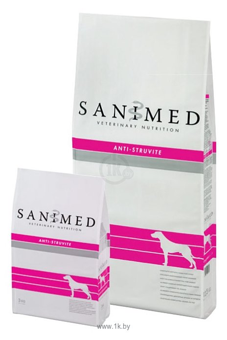 Фотографии SANIMed (3 кг) Anti-Struvite для собак всех пород