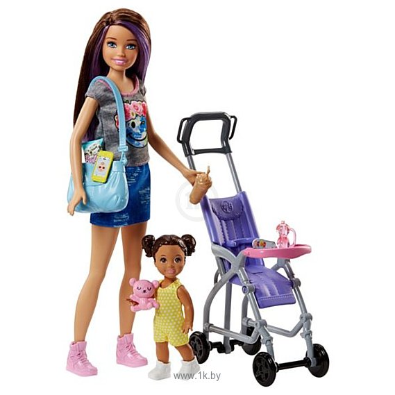 Фотографии Barbie Skipper Babysitters Inc. Doll and Playset FJB00