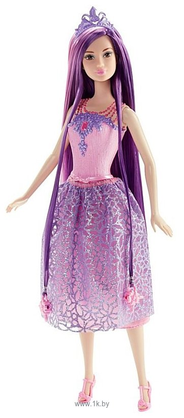 Фотографии Barbie Endless Hair Kingdom Princess Doll - Purple Hair