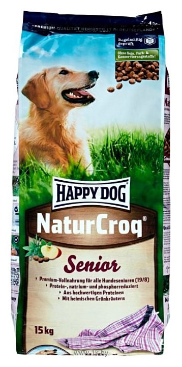 Фотографии Happy Dog (15 кг) NaturCroq Senior для пожилых собак всех пород
