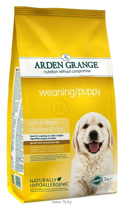 Фотографии Arden Grange (2 кг) Weaning/Puppy курица для щенков