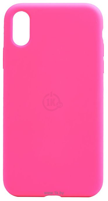 Фотографии EXPERTS Soft-Touch для Apple iPhone XS Max с LOGO (розовый)