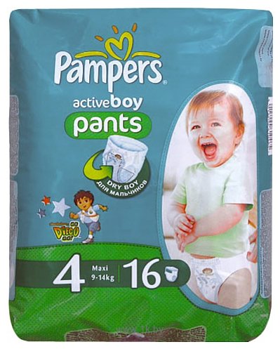 Фотографии Pampers Active Boy 4 Maxi (16 шт)
