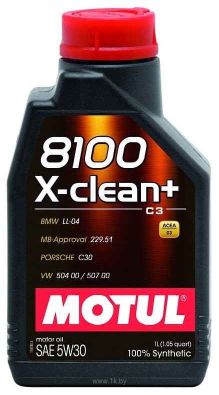 Фотографии Motul 8100 X-clean+ 5W-30 1л