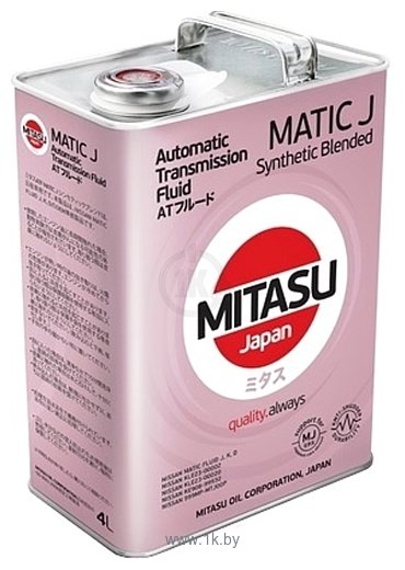 Фотографии Mitasu MJ-333 ATF MATIC J 4л
