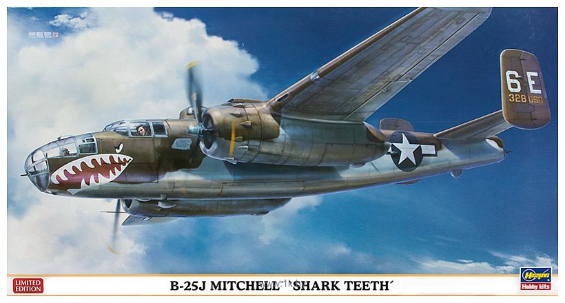 Фотографии Hasegawa Бомбардировщик B-25J Mitchell "Shark Teeth"
