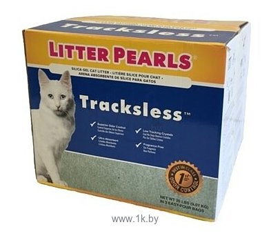 Фотографии Litter Pearls силикагелевый Tracksless 3кг, 3шт