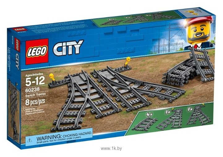 Фотографии LEGO City 60238 Рельсы и стрелки