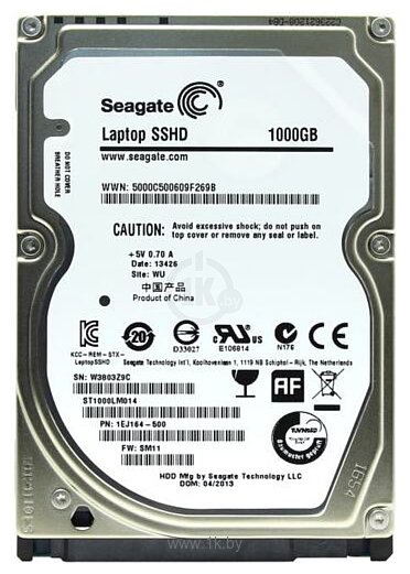 Фотографии Seagate Laptop SSHD 1TB (ST1000LM014)