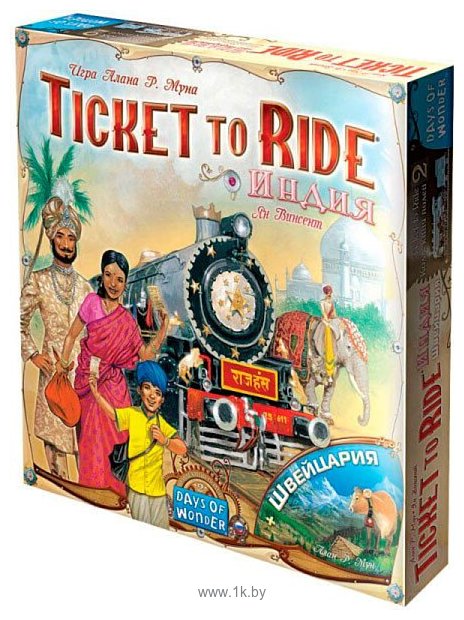 Фотографии Мир Хобби Ticket to Ride: Индия и Швейцария