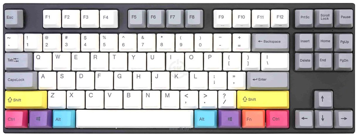 Фотографии Varmilo VPT87 CMYK Kailh Prestige Silent (без кириллицы)