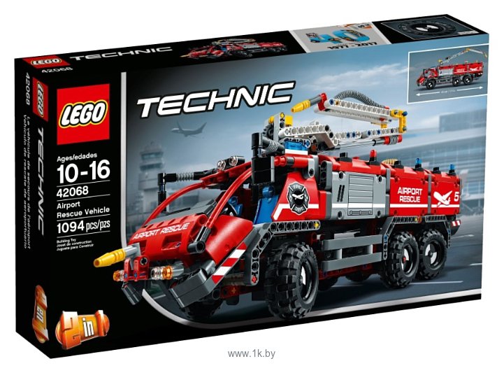 Фотографии LEGO Technic 42068 Автомобиль спасательной службы аэропорта