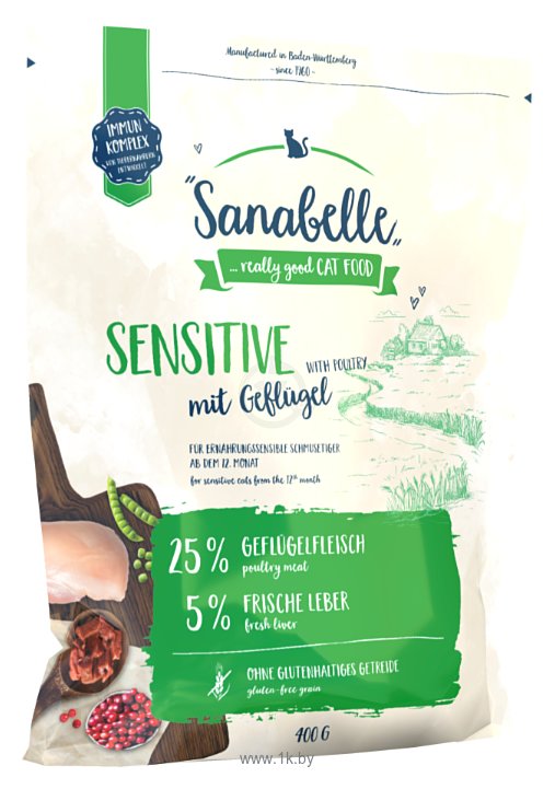 Фотографии Bosch (0.4 кг) Sanabelle Sensitive с мясом домашней птицы