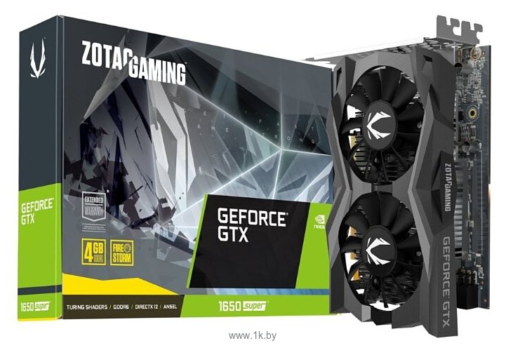 Фотографии ZOTAC GeForce GTX 1650 SUPER 4096MB Gaming Twin Fan (ZT-T16510F-10L)