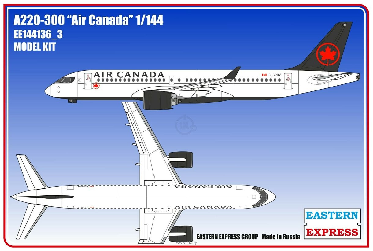 Фотографии Eastern Express Авиалайнер А220-300 Air Canadian EE144136-3