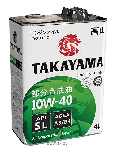 Фотографии Takayama 10W-40 API SL/CF 4л