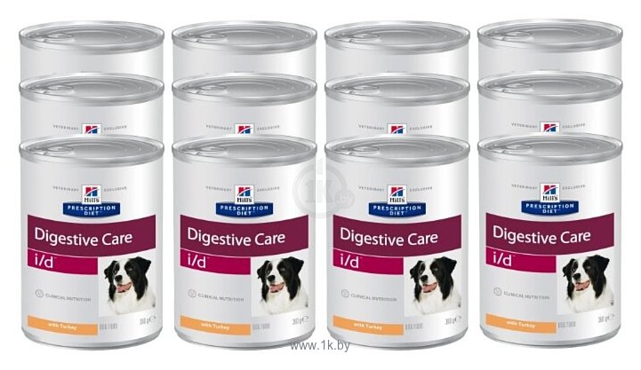 Фотографии Hill's (0.36 кг) 12 шт. Prescription Diet I/D Canine Digestive Care canned