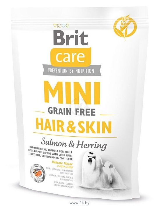Фотографии Brit (0.4 кг) Care Mini Hair & Skin Salmon & Herring