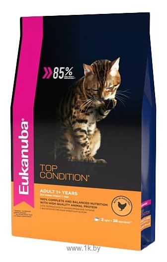 Фотографии Eukanuba (0.4 кг) Adult Dry Cat Food 85% Top condition