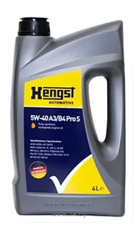 Фотографии Hengst 5W-40 A3/B4 Pro 4л