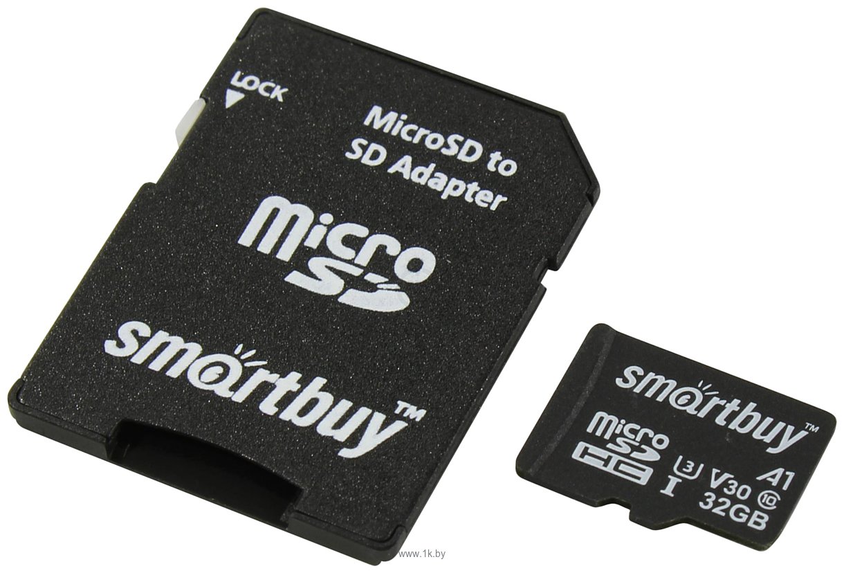 Фотографии SmartBuy microSDHC SB32GBSDU1A-AD 32GB
