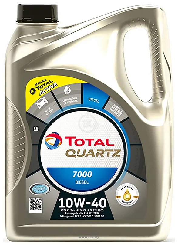 Фотографии Total Quartz Diesel 7000 10W-40 4л
