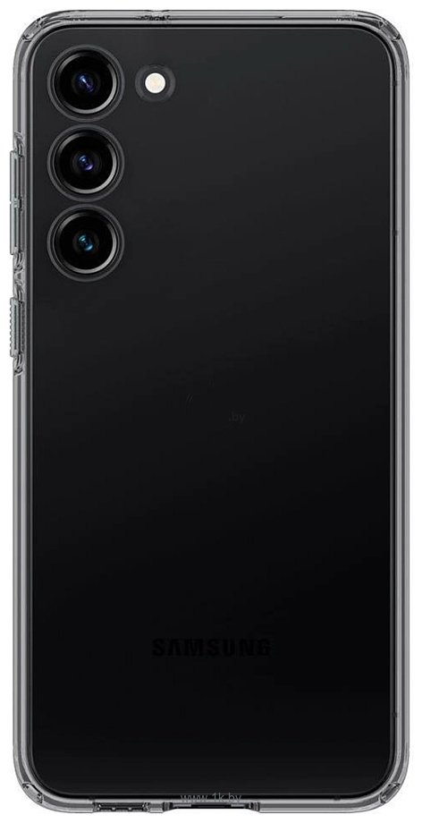 Фотографии Spigen Liquid Crystal для Galaxy S23 Plus ACS05663 (прозрачный, затемненный)