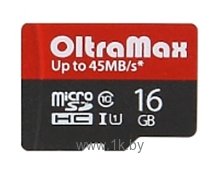 Фотографии Oltramax Elite OM016GCSDHC10UHS-1-ElU1 microSDHC 16GB (с адаптером)