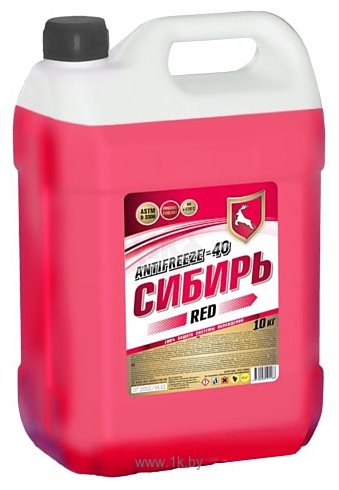 Фотографии Органик-прогресс Antifreeze -40 Сибирь Red 10кг