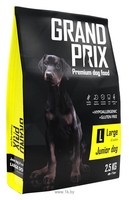 Фотографии GRAND PRIX (2.5 кг) Large Junior dog птица злаки