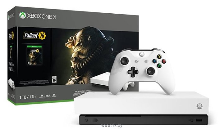 Фотографии Microsoft Xbox One X "Robot White"