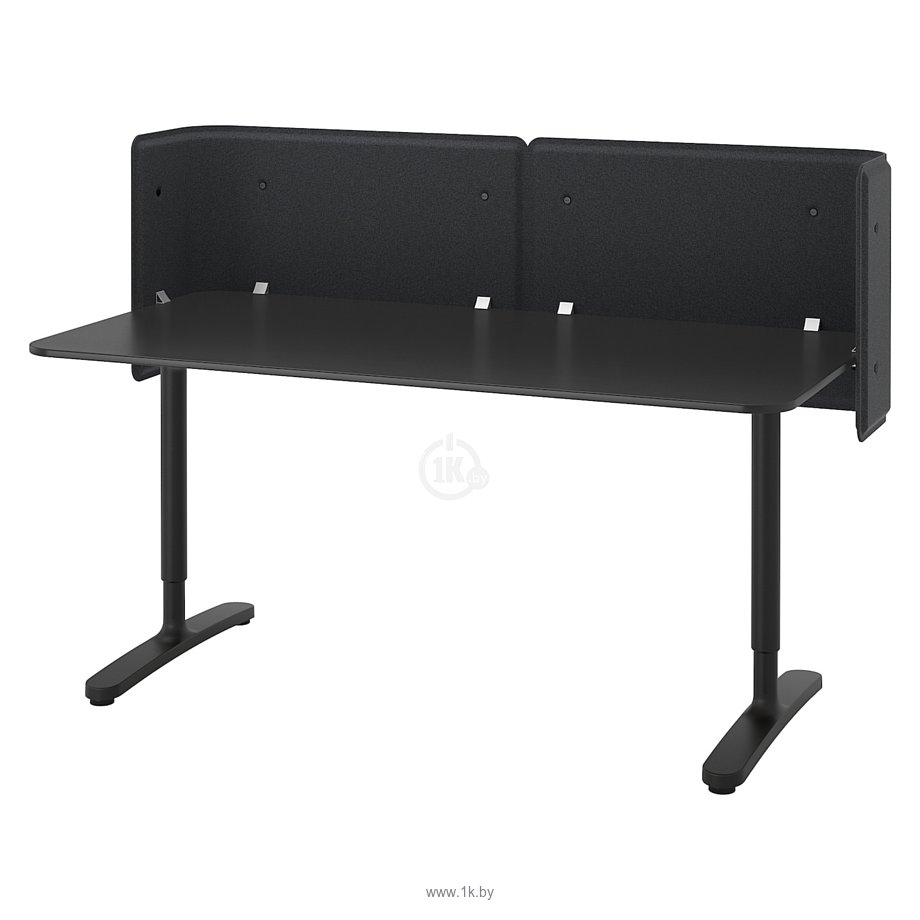 Фотографии Ikea Бекант (черная морилка/черный) 792.879.66