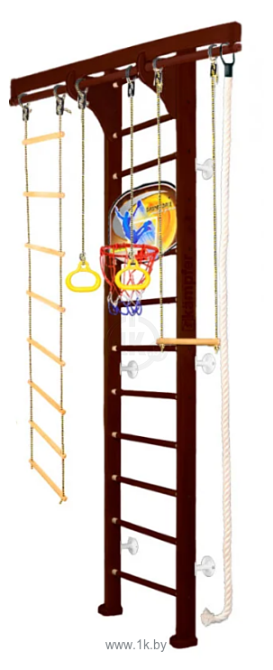 Фотографии Kampfer Wooden Ladder Wall Basketball Shield Высота 3 (шоколадный)