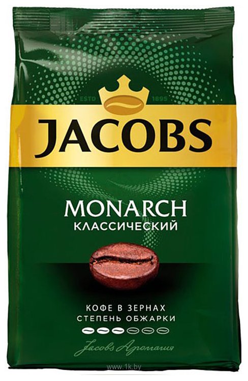 Фотографии Jacobs Monarch Классический в зернах 0.8 кг