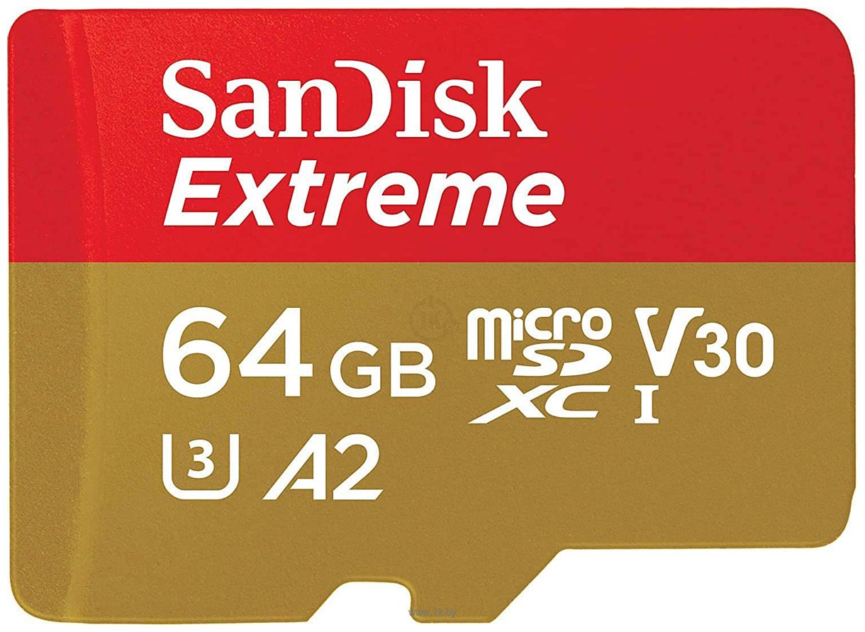 Фотографии SanDisk Extreme microSDXC SDSQXA2-064G-GN6GN 64GB