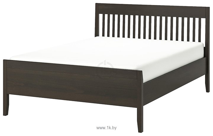Фотографии Ikea Иданэс 200x160 (темно-коричневый, лурой) 594.064.99