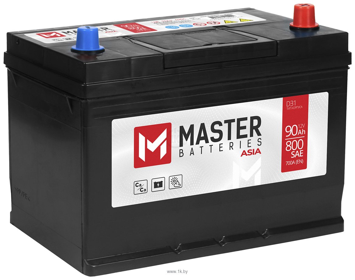 Фотографии Master Batteries 90 Ah MASTER BATTERIES Asia R+
