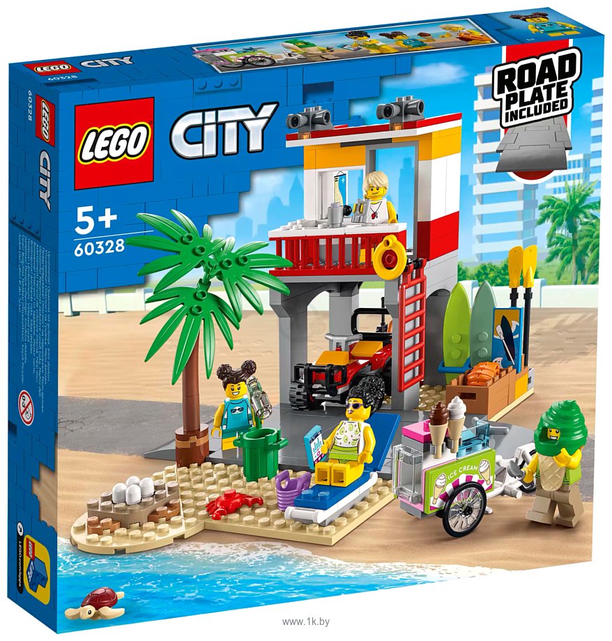 Фотографии LEGO City 60328 Пост спасателей на пляже