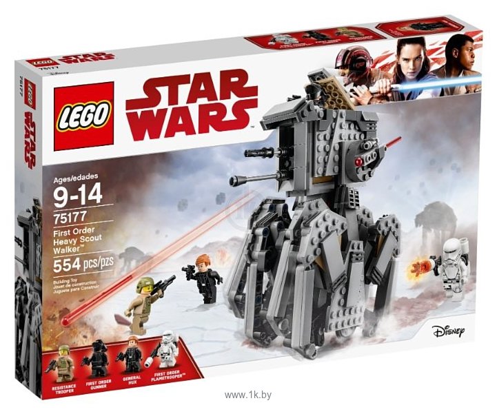 Фотографии LEGO Star Wars 75177 Тяжелый разведывательный шагоход Первого Ордена