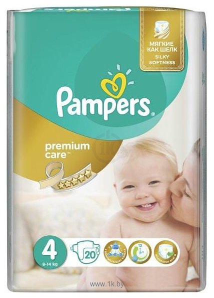 Фотографии Pampers Premium Care 4 Maxi (20 шт.)