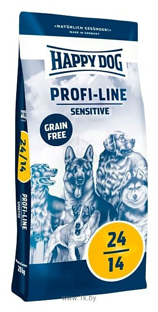 Фотографии Happy Dog Profi-Line Sensitive 24/14 GrainFree для взрослых собак со средней потребностью в энергии (20 кг)