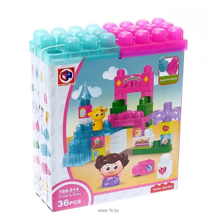 Фотографии Kids home toys Blocks Originality 188-514 Water Garden