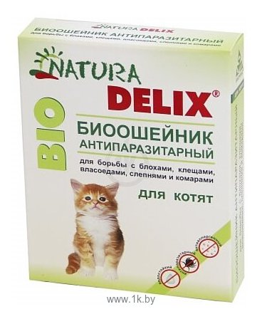 Фотографии Бионикс ошейник от блох и клещей Natura Delix Bio для котят