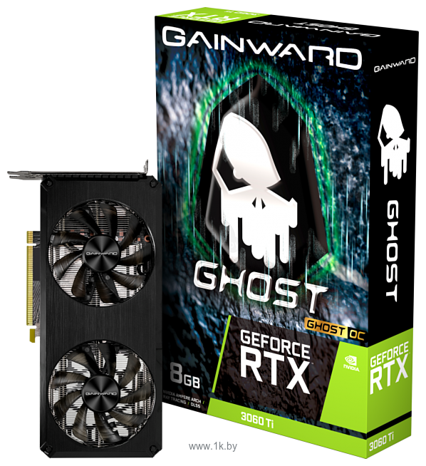 Фотографии Gainward GeForce RTX 3060 Ti Ghost OC 8GB DDR6