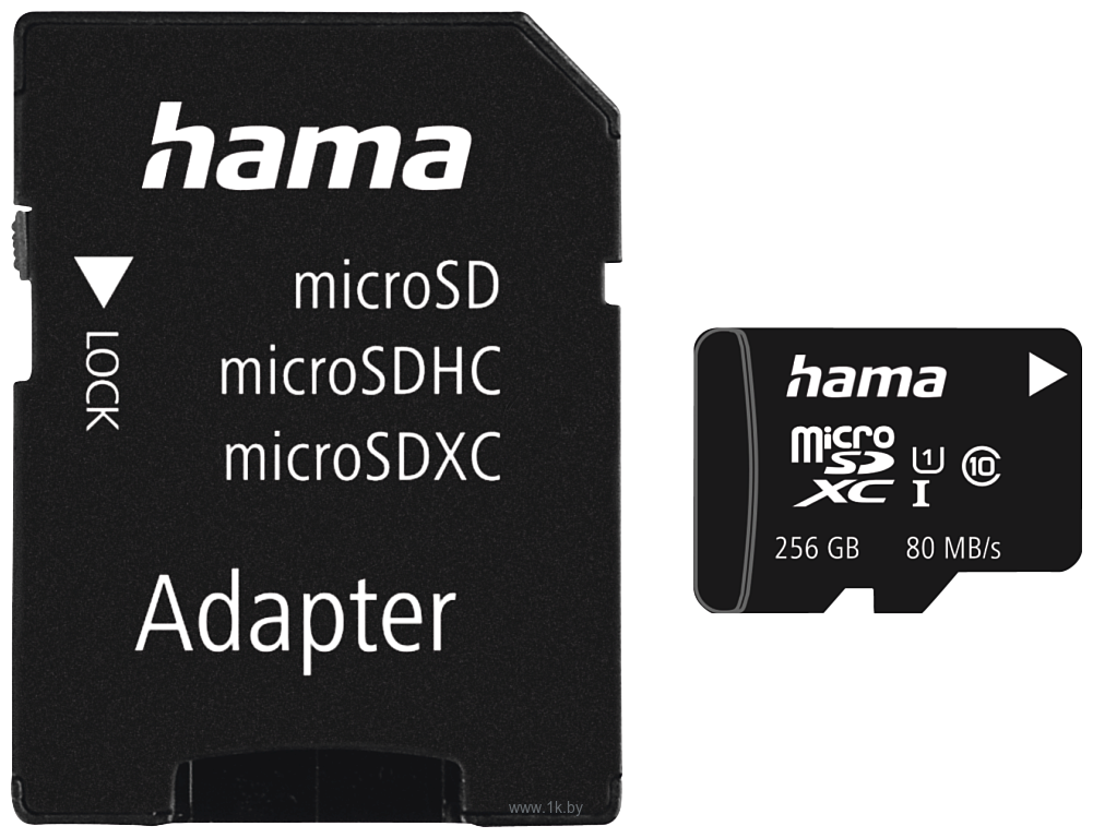 Фотографии Hama 00124173 microSDXC 256GB (с адаптером)