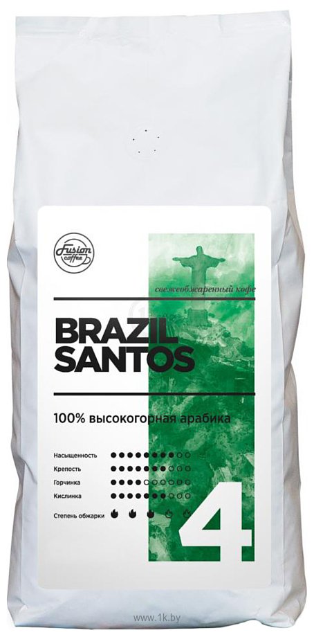 Фотографии Fusion Coffee Brazil Santos молотый 200 г