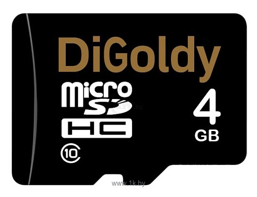 Фотографии DiGoldy microSD (Class 10) 4GB [DG004GCSDHC10-W/A-AD]
