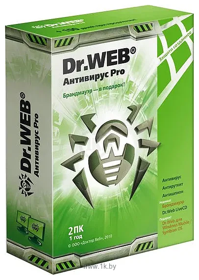 Фотографии Dr.Web Антивирус Pro (2 ПК, 1 год)