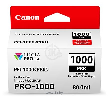 Фотографии Canon PFI-1000 PBK